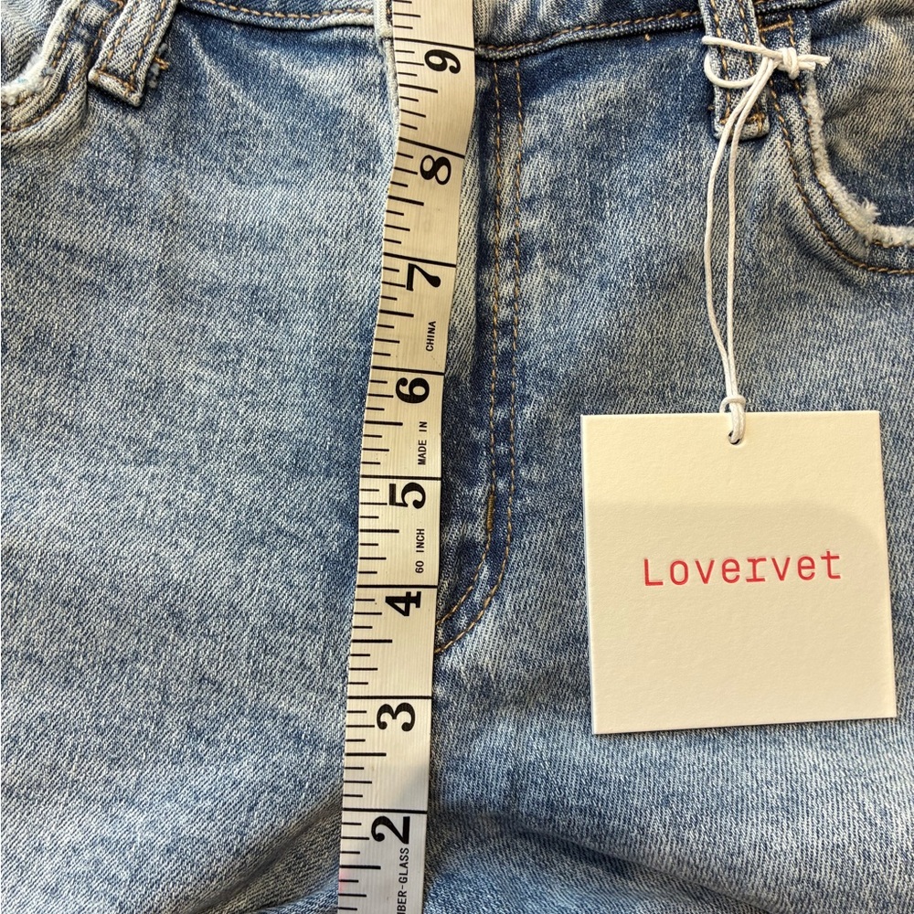 Lovervet Women's Classic Blue Straight Leg Jeans - Picture 6 of 7